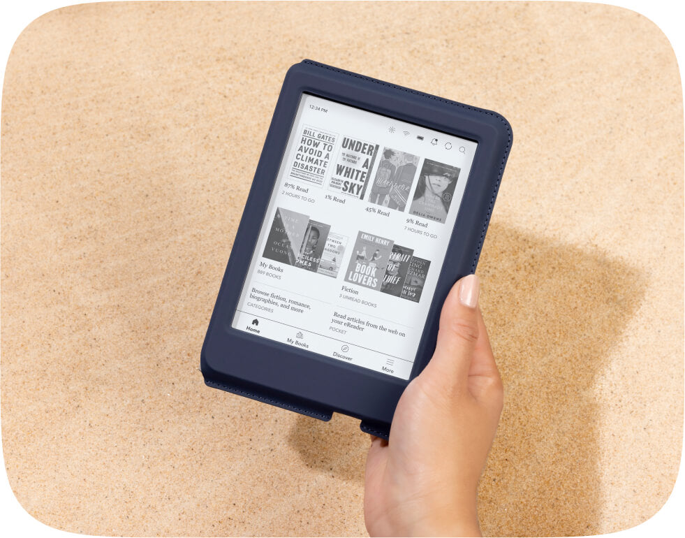 Kobo Libra 2 | eReader | 7 Waterproof Touchscreen | Glare-Free |  Adjustable Brightness | Blue Light Reduction | WIFI | 32GB | Carta E Ink  Technology