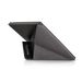 Kobo Forma with black SleepCover folded into a stand, shown from the back